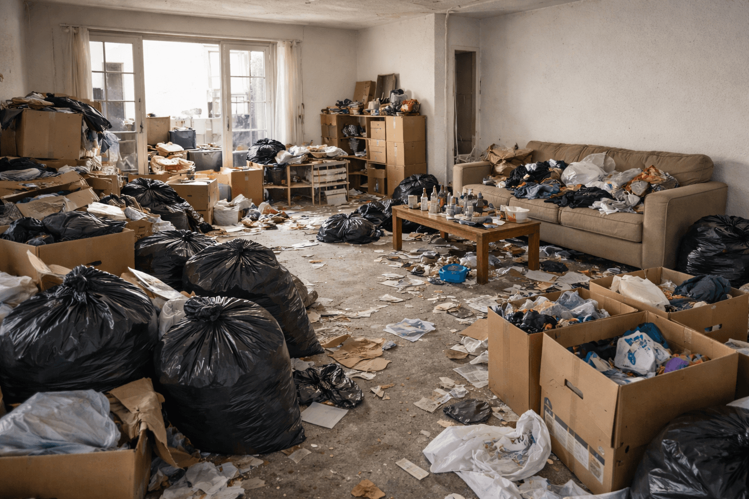 Wohnung entrümpeln vorher